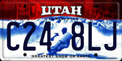 UT license plate C248LJ