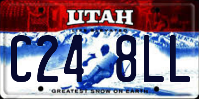 UT license plate C248LL