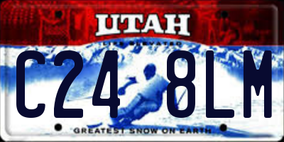 UT license plate C248LM