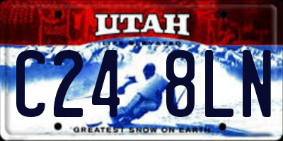 UT license plate C248LN