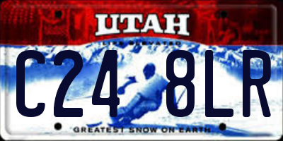 UT license plate C248LR