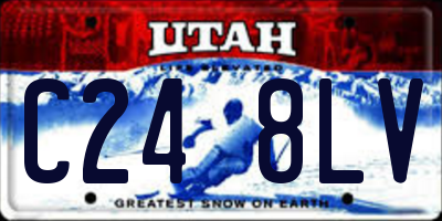 UT license plate C248LV