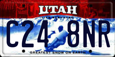 UT license plate C248NR