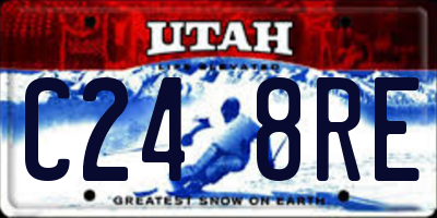 UT license plate C248RE