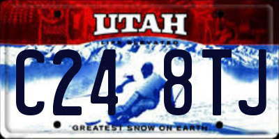 UT license plate C248TJ
