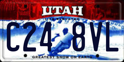UT license plate C248VL