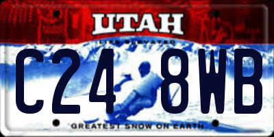 UT license plate C248WB