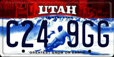 UT license plate C249GG