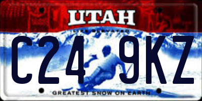 UT license plate C249KZ