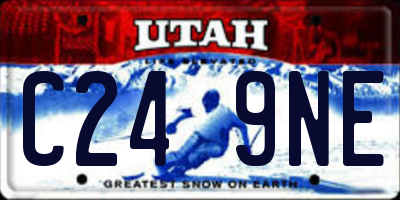 UT license plate C249NE
