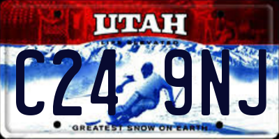 UT license plate C249NJ