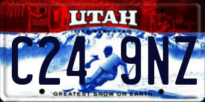 UT license plate C249NZ
