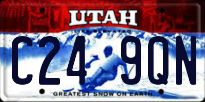 UT license plate C249QN