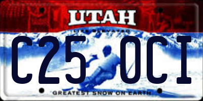 UT license plate C250CI