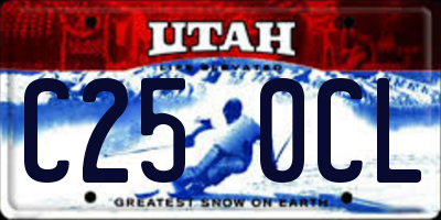 UT license plate C250CL