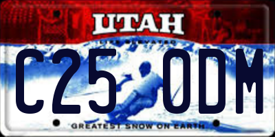 UT license plate C250DM