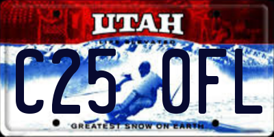 UT license plate C250FL