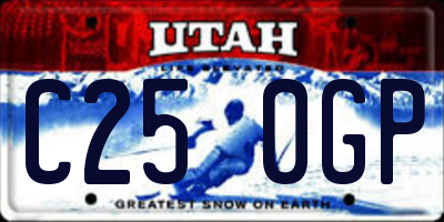 UT license plate C250GP