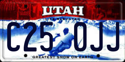UT license plate C250JJ