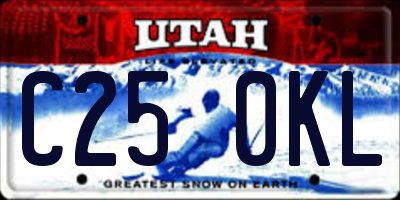 UT license plate C250KL
