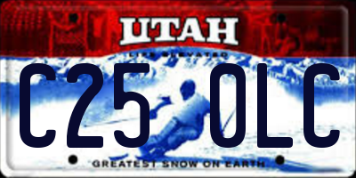 UT license plate C250LC