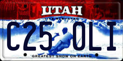 UT license plate C250LI