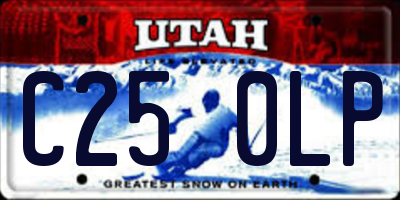 UT license plate C250LP