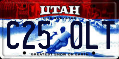 UT license plate C250LT