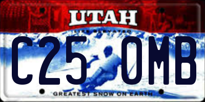 UT license plate C250MB