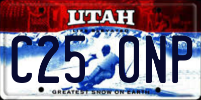 UT license plate C250NP