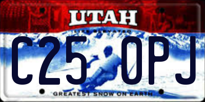 UT license plate C250PJ