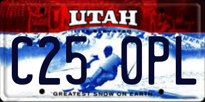 UT license plate C250PL