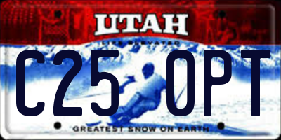 UT license plate C250PT