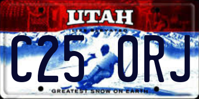 UT license plate C250RJ