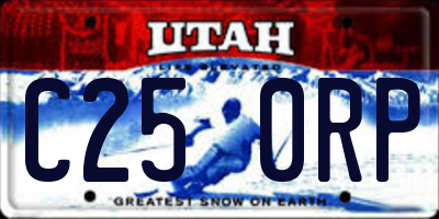 UT license plate C250RP