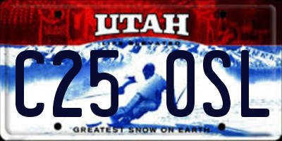 UT license plate C250SL