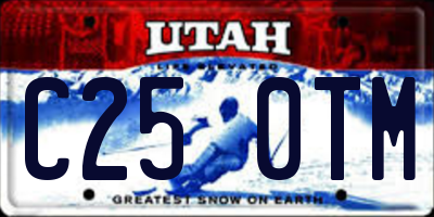 UT license plate C250TM