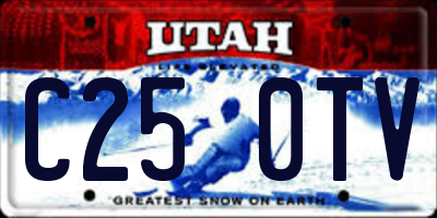 UT license plate C250TV