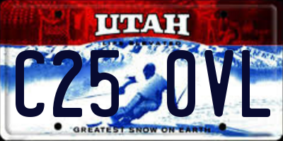 UT license plate C250VL