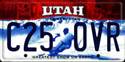 UT license plate C250VR
