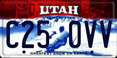 UT license plate C250VV