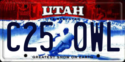 UT license plate C250WL