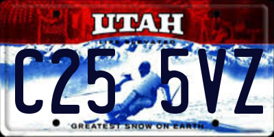 UT license plate C255VZ