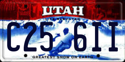 UT license plate C256II