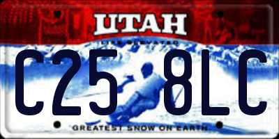 UT license plate C258LC