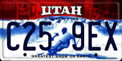 UT license plate C259EX