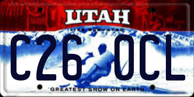 UT license plate C260CL
