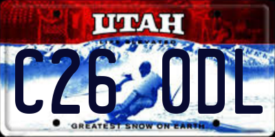 UT license plate C260DL