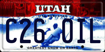 UT license plate C260IL
