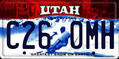UT license plate C260MH